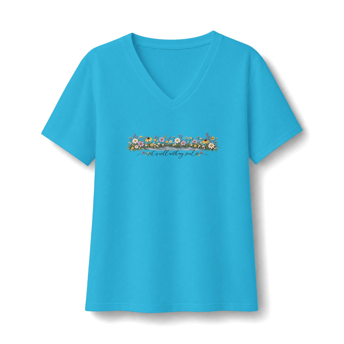 It Is Well With My Soul - Women's V-neck Tee