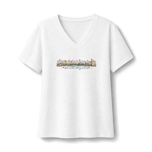 It Is Well With My Soul - Women's V-neck Tee