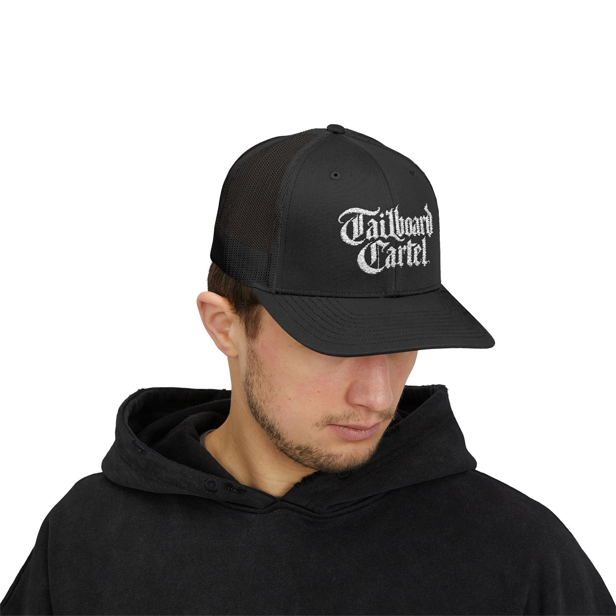 Trucker Cap — "Tailboard Cartel" Embroidered Snapback